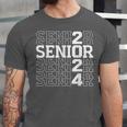 Senior 2024 Graduation Graduate Class Of 2024 Women Boy Girl Unisex Jersey T-Shirt