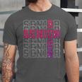 Senior 2026 Class Of 2026 Graduation 2026 Pink Girl Women Unisex Jersey T-Shirt