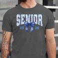 Senior 2026 Class Of 2026 Toile Coquette Bow Graduation 2026 Unisex Jersey T-Shirt