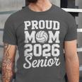 Senior 2026 Volleyball Mom High School Graduation Outfit Unisex Jersey T-Shirt