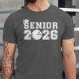 Senior Bowling Class Of 2026 Graduation School Graduate Unisex Jersey T-Shirt
