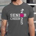 Senior Cheerleader Cheer Class Of 2025 Graduation Graduate Unisex Jersey T-Shirt