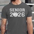 Senior Cheerleader Cheer Class Of 2026 Graduation Graduate Unisex Jersey T-Shirt