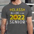 Senior Class Of 2022 Sunflower Graduation Seniors 22 Unisex Jersey T-Shirt