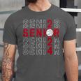Senior Class Of 2024 Graduation 2024 Maroon Basketball Unisex Jersey T-Shirt