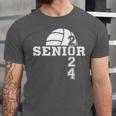 Senior Class Of 2024 Volleyball Seniors School Graduation Unisex Jersey T-Shirt