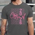 Senior Class Of 2026 Coquette Bow Graduation 2026 Girl Women Unisex Jersey T-Shirt