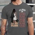 Senior Class Of 2026 Melanin Girl 2026 Graduation Unisex Jersey T-Shirt