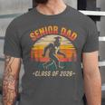 Senior Dad Class Of 2026 Bigfoot Vintage Graduation Unisex Jersey T-Shirt