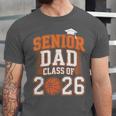 Senior Dad Class Of 2026 Graduate Basketball Graduation 2026 Unisex Jersey T-Shirt