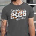 Senior Dad Class Of 2026 Soccer Ball Graduation Unisex Jersey T-Shirt