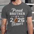 Senior Football Brother Class Of 2026 Graduation Graduate Unisex Jersey T-Shirt