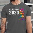 Senior Graduation Class Of 2023 Aunt Senior Tie Dye Unisex Jersey T-Shirt