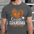 Senior Grandma Class Of 2026 Basketball Graduation Heart Unisex Jersey T-Shirt