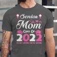 Senior Mom Of A Class Of 2022 Heart School Graduation Unisex Jersey T-Shirt