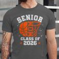 Senior Mom Class Of 2026 Basketball Graduation Unisex Jersey T-Shirt