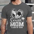Senior Mom Class Of 2026 Soccer Graduation Heart Unisex Jersey T-Shirt