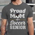 Senior Mom Class Of 2026 Soccer Mom Graduation Unisex Jersey T-Shirt