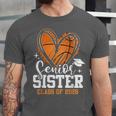 Senior Sister Class Of 2026 Basketball Graduation Heart Unisex Jersey T-Shirt