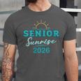 Senior Sunrise Class Of 2026 Vintage Graduation High School Unisex Jersey T-Shirt