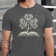 Shamrock Books St Patricks Day Bookworm Librarian Unisex Jersey T-Shirt