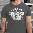Sheepadoodle Fur Parent Sheeppoo Lover Dog Owner Introvert Unisex Jersey T-Shirt Sheepadoodle Fur Parent Sheeppoo Lover Dog Owner Introvert Unisex Jersey T-Shirt