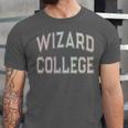Silly Sarcastic WIZARD COLLEGE Introvert Anti Social School Unisex Jersey T-Shirt Silly Sarcastic WIZARD COLLEGE Introvert Anti Social School Unisex Jersey T-Shirt