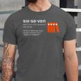 Six Seven Meme Reading Book Lover 6-7 67 Definition Unisex Jersey T-Shirt Six Seven Meme Reading Book Lover 6-7 67 Definition Unisex Jersey T-Shirt
