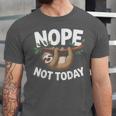 Sloth Shirts Cute Introvert Nope Not Today Sloth Unisex Jersey T-Shirt Sloth Shirts Cute Introvert Nope Not Today Sloth Unisex Jersey T-Shirt