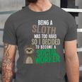 Social Work Student Masters Degree Graduation Unisex Jersey T-Shirt
