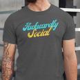 Socially Awkward Introvert Retro Anxious Awkwardly Social Unisex Jersey T-Shirt