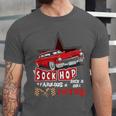 Sock Hop Fabulous Fifties Rock N Roll Automobile Nostalgia Unisex Jersey T-Shirt