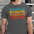 Speedcuber Introvert Cube Solver Speedsolving Speedcubing Unisex Jersey T-Shirt