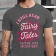 Spicy Book Lover For Women Who Love To Read Romance Fantasy Unisex Jersey T-Shirt
