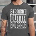 Straight Outta 2nd Grade Shirt Second Grade Graduation Unisex Jersey T-Shirt