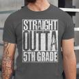 Straight Outta 5th Grade Shirt Graduation 2017 Unisex Jersey T-Shirt