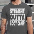 Straight Outta Boot Camp Military Basic Training Graduation Unisex Jersey T-Shirt