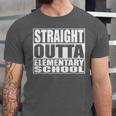 Straight Outta Elementary School Graduation Unisex Jersey T-Shirt