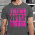 Straight Outta Fifth Grade Graduation Class Unisex Jersey T-Shirt