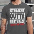 Straight Outta First Grade Class Of 2018 Graduation Unisex Jersey T-Shirt