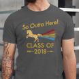 STRAIGHT OUTTA HIGH SCHOOL 2018 Grad Graduation Shirt Unisex Jersey T-Shirt