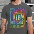 Straight Outta High School Class Of 2022 Graduation Unisex Jersey T-Shirt