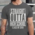 STRAIGHT OUTTA HIGH SCHOOL Senior 2019 Graduation Unisex Jersey T-Shirt
