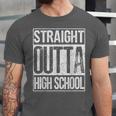 Straight Outta High School Shirt Graduation Idea Unisex Jersey T-Shirt