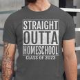 Straight Outta Homeschool Graduation Tee 2023 Unisex Jersey T-Shirt