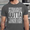 Straight Outta Junior High Shirt Graduation Unisex Jersey T-Shirt
