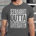 Straight Outta Kindergarten Shirt Boy Girl Graduation Unisex Jersey T-Shirt