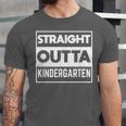 Straight Outta Kindergarten Shirts Graduation Unisex Jersey T-Shirt