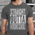 Straight Outta Nursing School Great Graduation Shirt Unisex Jersey T-Shirt