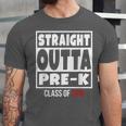 Straight Outta Pre-K Class Of 2018 Shirt Graduation Unisex Jersey T-Shirt